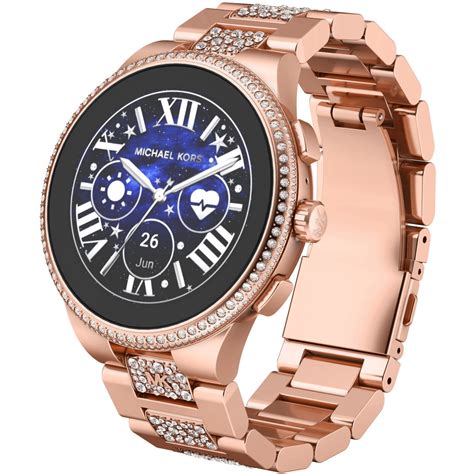 michael kors gold smartwatch|michael kors rose gold smartwatch.